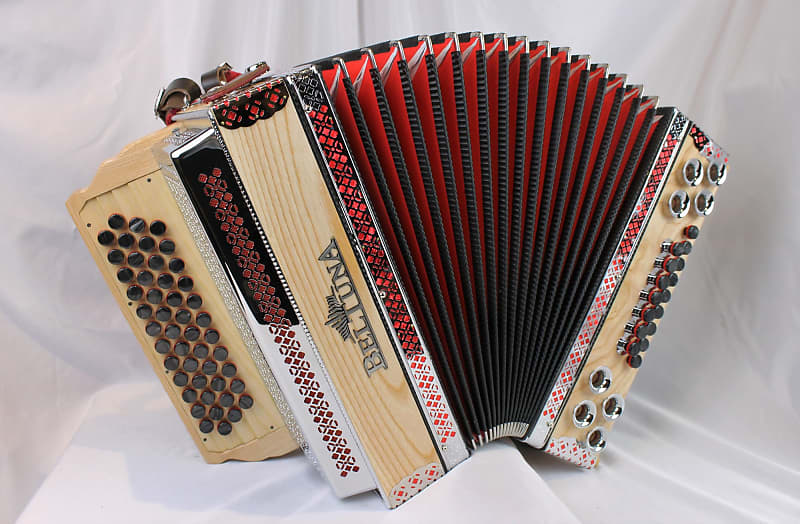 NEW Maple Beltuna Alpstar IV D Luxe Diatonic Accordion MMM | Reverb