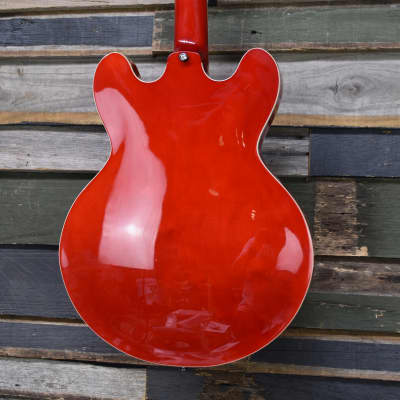 Cort Source Series CR 335 Semi Acoustic Jazz Cherry Red Electric Guitar  with Bag