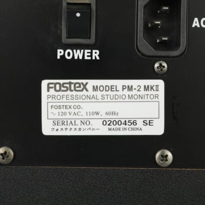 Fostex PM-2 MkII Active Studio Monitors Speakers Powered #37922 image 14