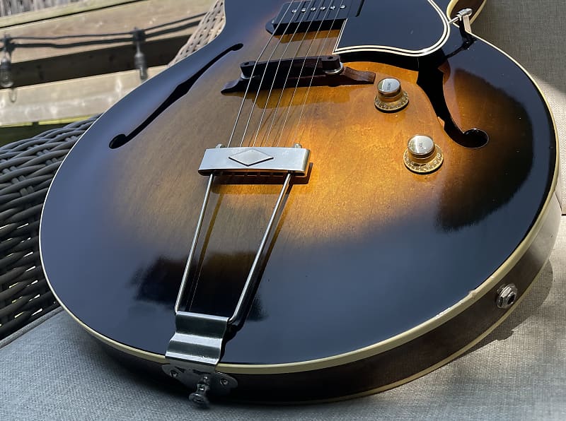 Gibson Rosewood Bridge and Trapeze Tailpiece 1950's image 1