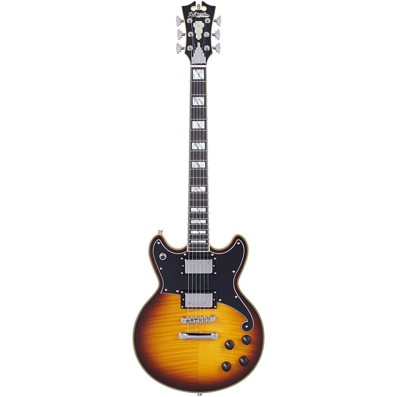 D'Angelico Deluxe Brighton Electric Guitar (Vintage Sunburst) image 1