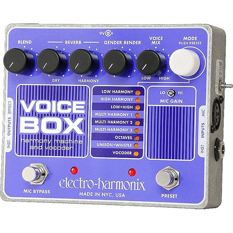 Electro-Harmonix Voice Box Harmony Machine & Vocoder Pedal image 1