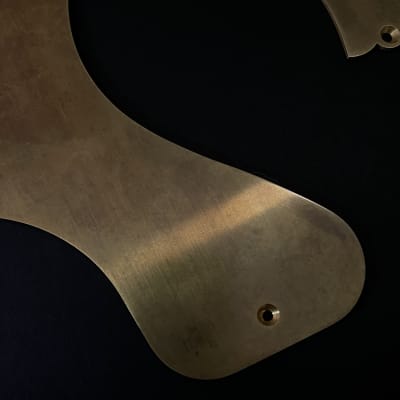 MADE-TO-ORDER - Les Paul Junior Pickguard Scratchplate Set for Gibson - Light Relic Gold Brass image 7
