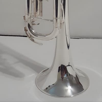 Getzen Eterna Severinsen Model Silver Bb Trumpet, Bach3C,  and  case 1964-1967 Silver Plate image 14