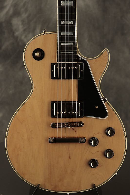all original 1976 Gibson Les Paul Custom NATURAL w/ohsc VERY CLEAN!!!  Natural image 1