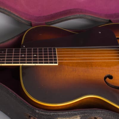 C. F. Martin  C-2 Arch Top Acoustic Guitar (1937), ser. #66518, original black hard shell case. image 14