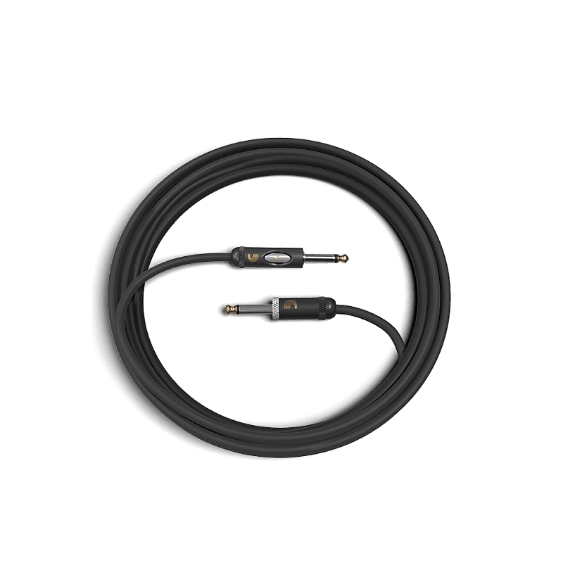 D'Addario PW-AMSK-15 American Stage Kill Switch 1/4" Straight TS Instrument Cable - 15' image 1