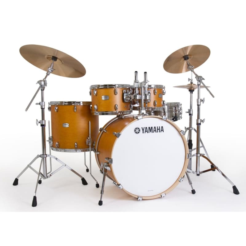 Yamaha Tour Custom Maple Drum Set 22/10/12/16 Caramel Satin | Reverb