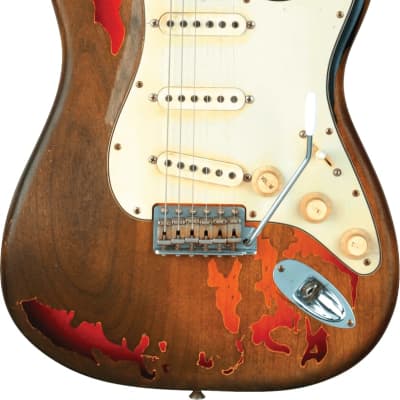 Fender Custom Shop Rory Gallagher Stratocaster Heavy Relic 3 Tone Sunburst w/case image 15