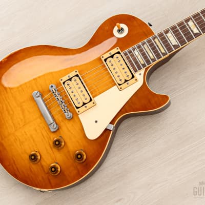 1981 Tokai Love Rock LS120 Vintage Burst Flame Top Guitar w/ Case