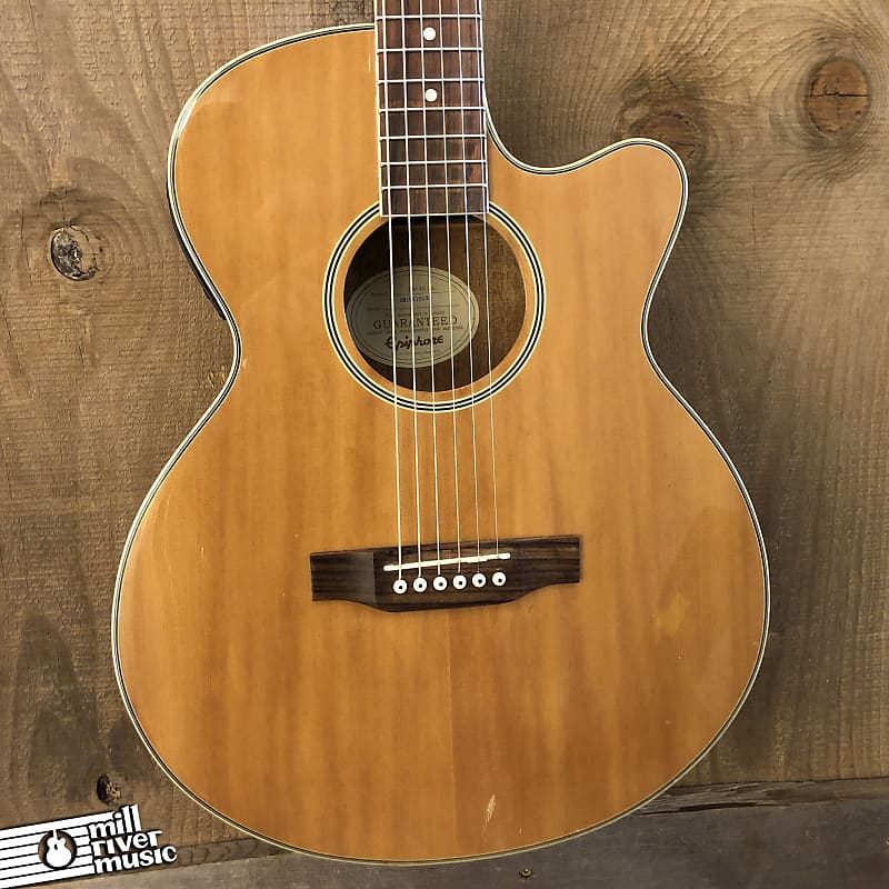 Johnson JG-650-TN Thinbody Acoustic Electric Guitar, Natural