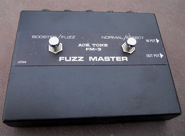 Vintage 70's Ace Tone FM-3 Fuzz Master - Acetone Fuzzmaster Early Big Muff  Copy