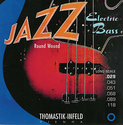 Thomastik Jazz Bass SET. Roundwound. 6 String. Gauge 29-118 JR346 image 1