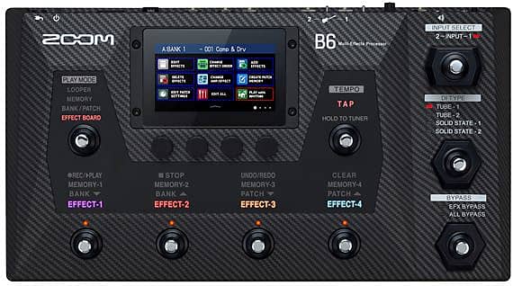 ZOOM B6 Multi-Effects Processor for Bass image 1