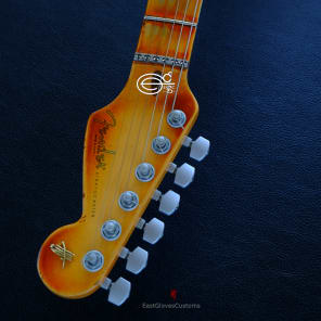 Fender Stratocaster American Plus Sunburst Floyd Rose Bridge Maple Heavy Aged Relic (Rare) image 16