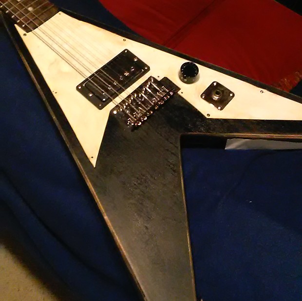 Homemade Flying V copy Upgraded Epiphone 57 Classic Reverb