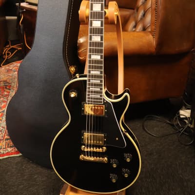Gibson 68 Les Paul Custom Ebony Gloss Gold Hardware