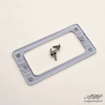 TV Jones EM2 Gretsch-style 1xPickup Mounting Ring with 4x crews for Universal & English Mount Silver