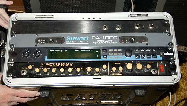 Stereo Steel + Stewart PA-1000 power Amp + Lexicon Multiple Processor FX Pedal Steel Guitar Process image 1