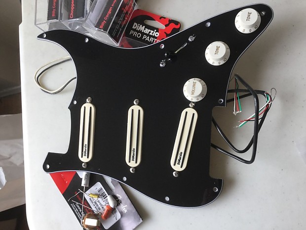 Billy Corgan Strat upgrade wiring kit.Pickups pots caps switch