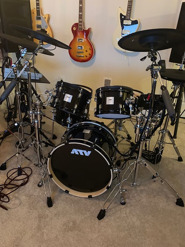 ATV ATV aDrums Artist Expanded Set Electronic Drum Set 2018 Black