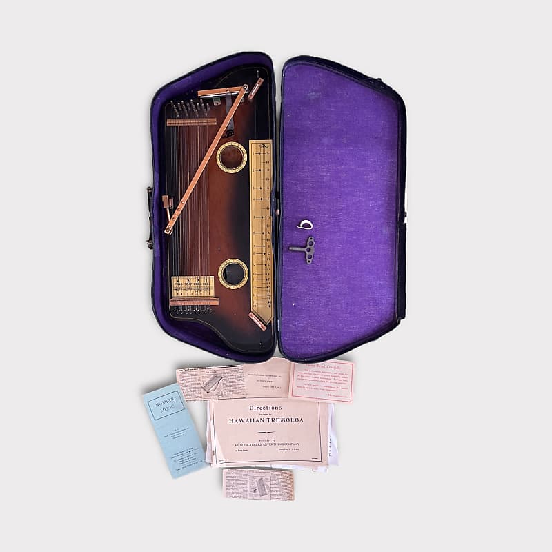 Rare Vintage Tremoloa Zither Harp Circa 1930s W/ Case, | Reverb UK