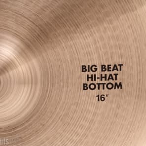Paiste 16 inch 2002 Black Big Beat Hi-hat Cymbals image 6