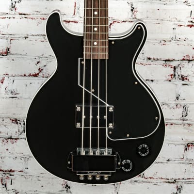 Gibson - Gene Simmons EB-0 - Bass Guitar - Ebony - w/ Gene Simmons EB-0 Bass Hardshell Case - xS048 for sale