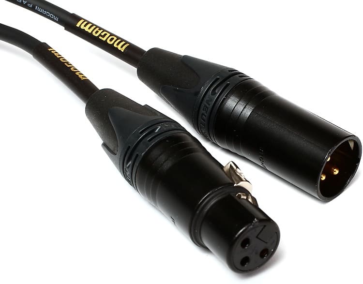 Mogami Gold Studio Microphone Cable - 2 foot image 1