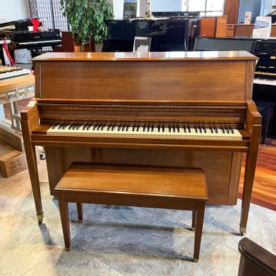 Sohmer & Co. Model 45SK 45" Satin Walnut Console Piano c1968 #166904 image 1