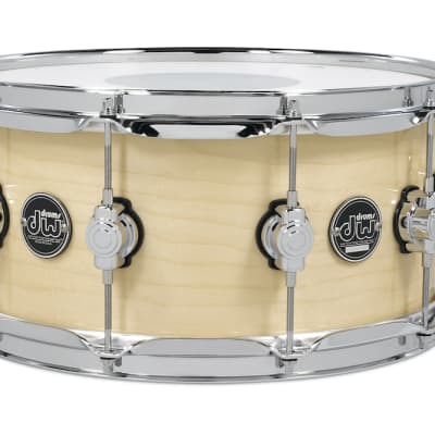 DW Performance Snare Drum 14x6.5 Natural Lacquer image 1