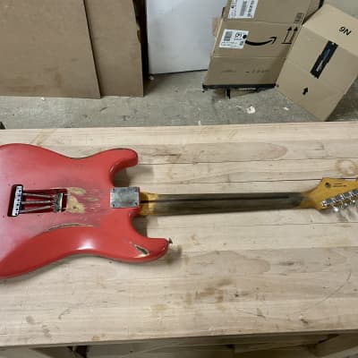 Fender  Vintera Road Worn 2019 Fiesta Red Aged Relic image 12