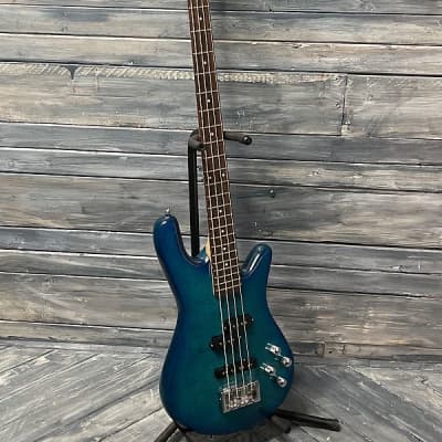Spector Legend 4 Standard 4 String Electric Bass Bass- Blue Stain image 5