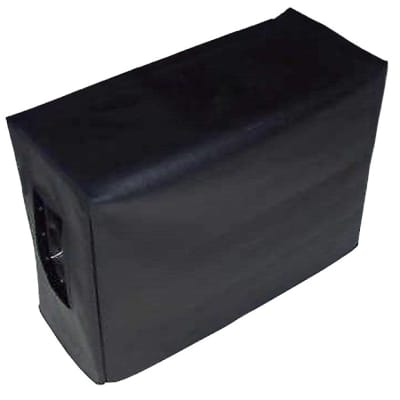 Black Vinyl Amp Cover for a Splawn 2x12 Speaker Cabinet (spla011) - Special Deal image 1