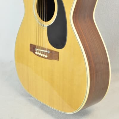 Ensenada Japan MIJ Japanese Norma, National, 000-28 OM28 Style Acoustic Guitar w/ Chipboard case image 7