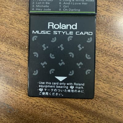 Roland M-256E Memory Card 256 kBit - new battery | Reverb The