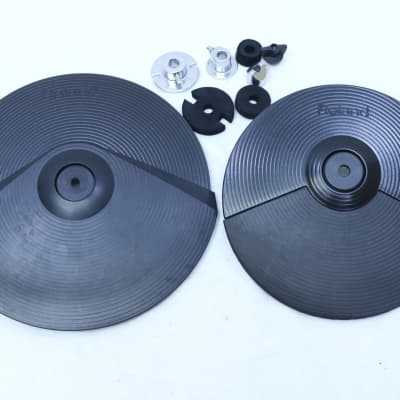 TWO Roland CY8 + CY5 Crash Ride Cymbal V Drums Pad CY-8 CY-5
