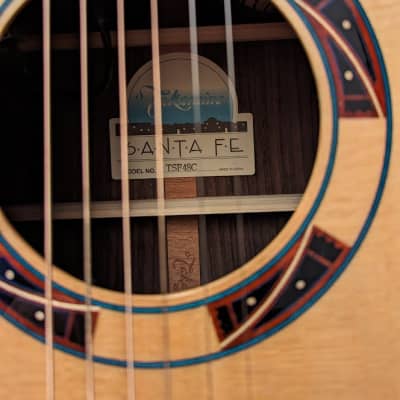 Takamine TSF-48C Acoustic/Elec. 2019 package, w/case, setup review, & shipping image 4