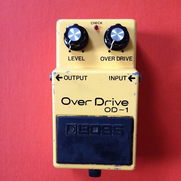 優先配送 Boss OD-1 Reverb | Yellow 1981 ギター