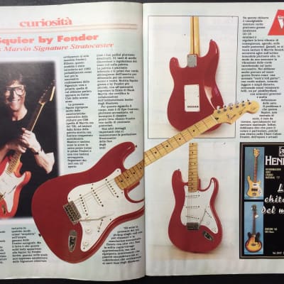 Fender Stratocaster Hank Marvin 1999 Fiesta Red | Reverb