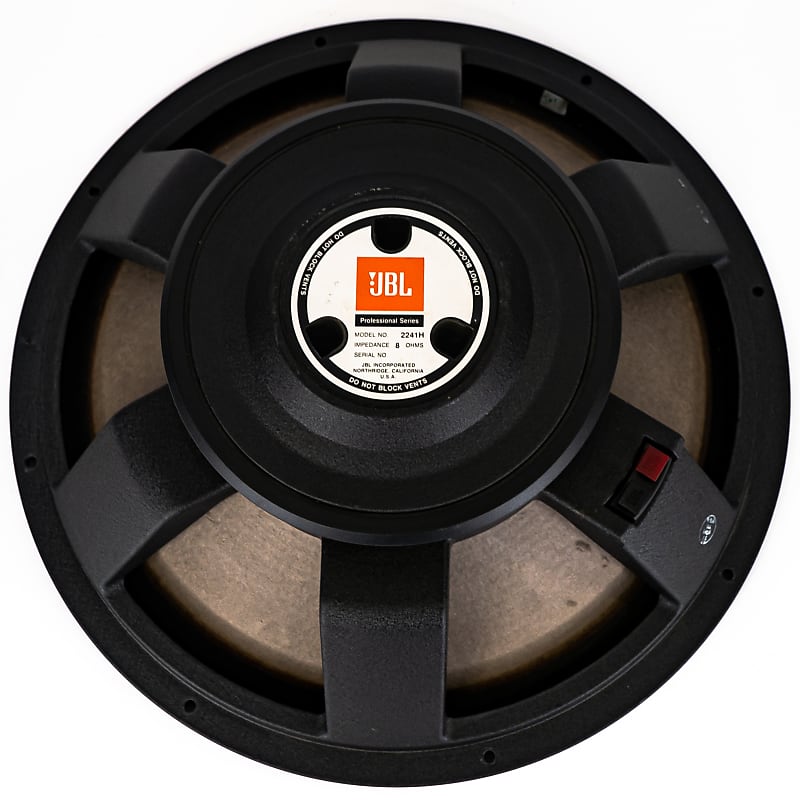 【美品】JBL 2241H 8Ω 18インチ ウーファー 許容入力600W JBL Speaker 2241H 18
