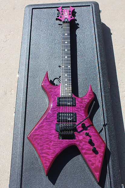 【最安値に挑戦】 B.C. Rich Purple Guitar Electric Series Neck-Thru NJ Warlock ギター