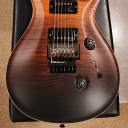 PRS Custom 24 Floyd Wood Library w/ Pattern Thin Neck - Satin Fire Red to Gray Black Fade & Extras