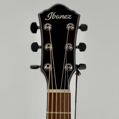Ibanez AEWC400 Acoustic-Electric Guitar Transparent Black Sunburst Ser# 5B06PW210902316 image 7