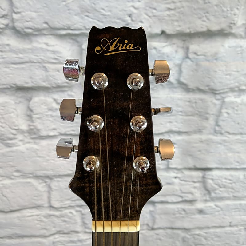 Aria AW 250 VS Acoustic Guitar in Vintage Sunburst | Reverb