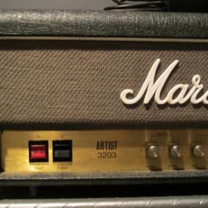 Marshall 3203 Artist 30 Tube Guitar Amp Head 2 Channel Reverb w/FS, Vintage 80's image 3