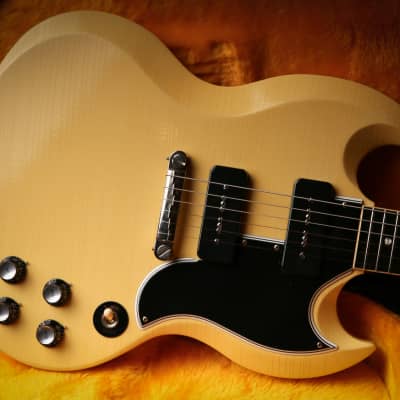 2021 Gibson Custom Shop Murphy Lab 1963 SG Special Reissue Ultra Light Aged Classic White image 15