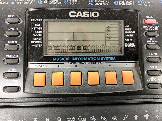 90 s Casio CTK 611 Keyboard 61 Keys Touch Sensitive Drums MIDI Polyphonic