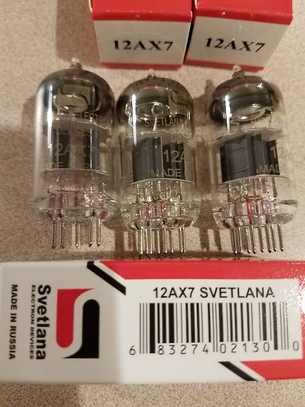 新品 12AX7　Svetlana　２本 Amazon | Svetlana(S Logo) 真空管 12AX7 /MP 双極マッチ2本組