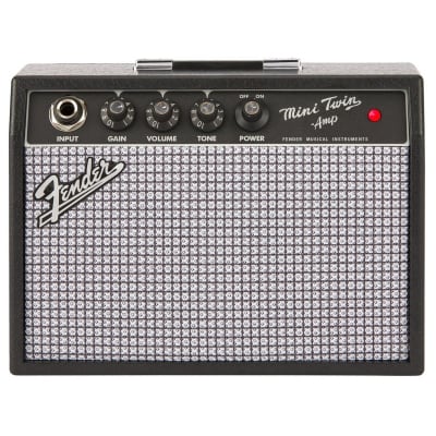 Fender Mini '65 Twin Portable Guitar Amp, Battery Powered, Two 3" Speakers image 3